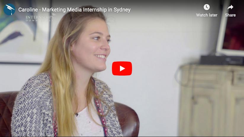 Caroline - Marketing Media Internship Australia