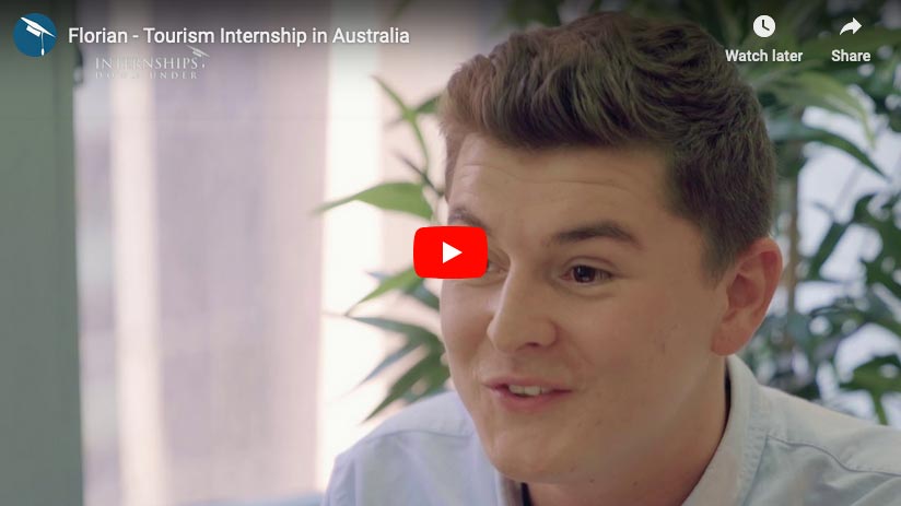 Florian - Tourism Internship Australia