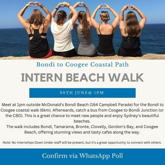 Intern Event // Bondi to Coogee Coastal Walk 😎